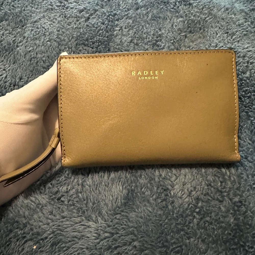Radley London Cream and Tan Leather Wallet